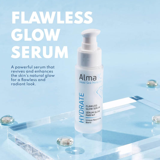 Flawless Glow Serum - Face Serum for Women - Skin Brightening Serum - Facial Serum with Aloe Vera - Hydrating Serum for Dry Skin - 1 Oz
